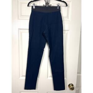 LK Bennett London Dark Indigo Blue Denim Legging Pants Women's 4 Capsule